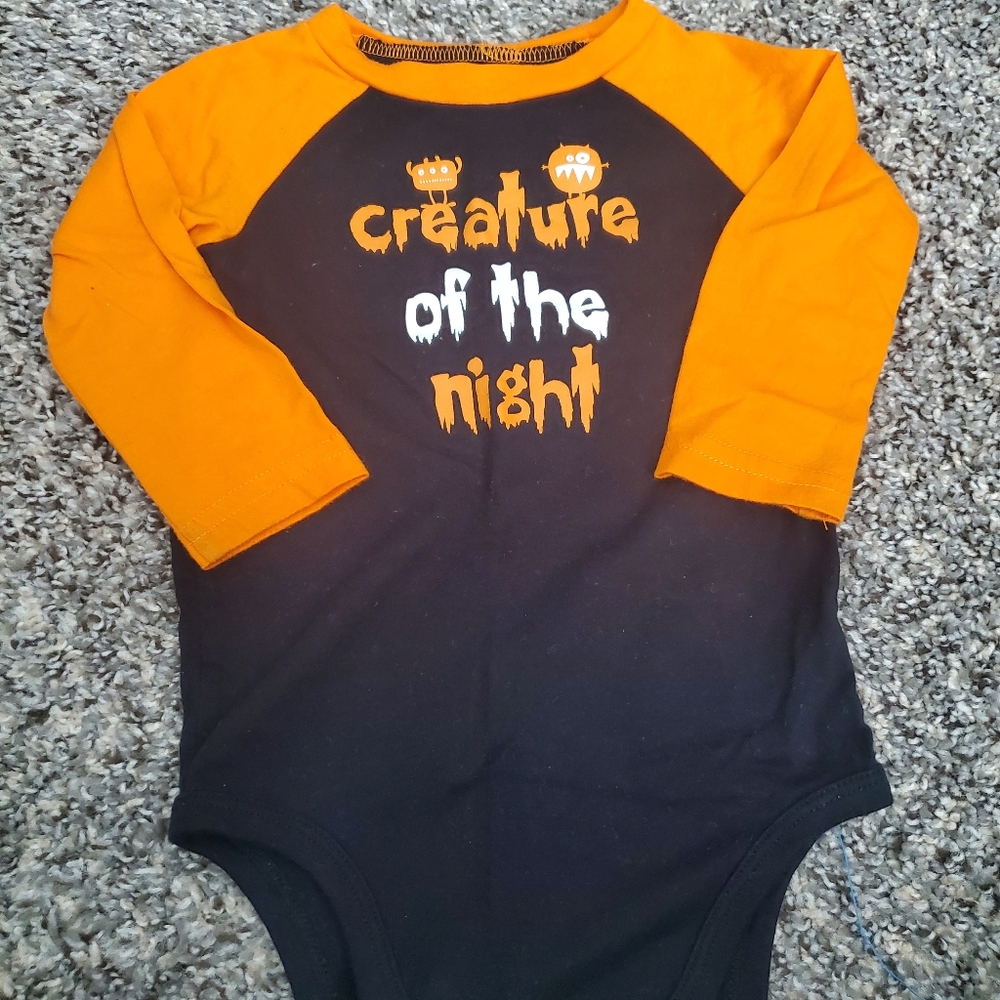Halloween Long Sleeve Onesie 12 Months